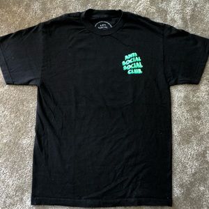 Black Anti Social Social Club Popcorn Tee Size M